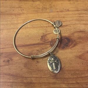 Alex and Ani Gold Charm Bangle Bracelet